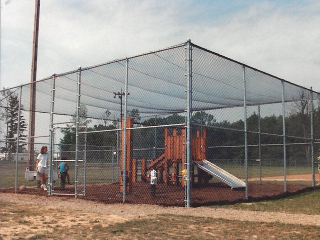 Chain Link Enclosure for Public Playground